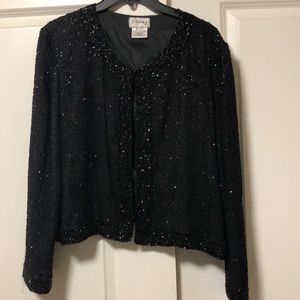 Sténay Black Sequin Light Jacket L/XL